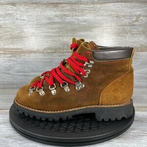 Vintage 70s Women’s Jcpenny Brown Leather Hiking Boots Size 5